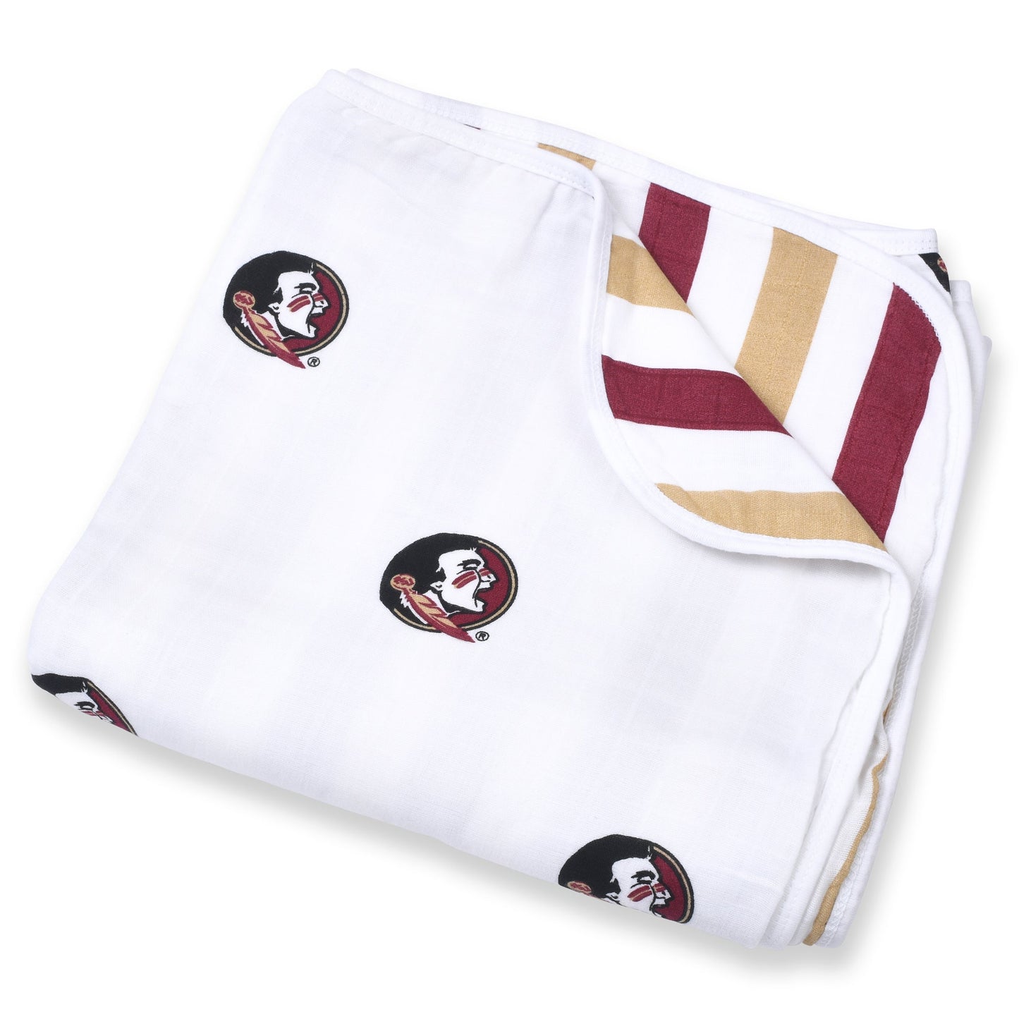 Florida State University Toddler Blanket – Officially Licensed 4-Layer Muslin Cotton Blanket, Soft & Breathable FSU Seminoles Toddler Blanket, Baby & Toddler Gift