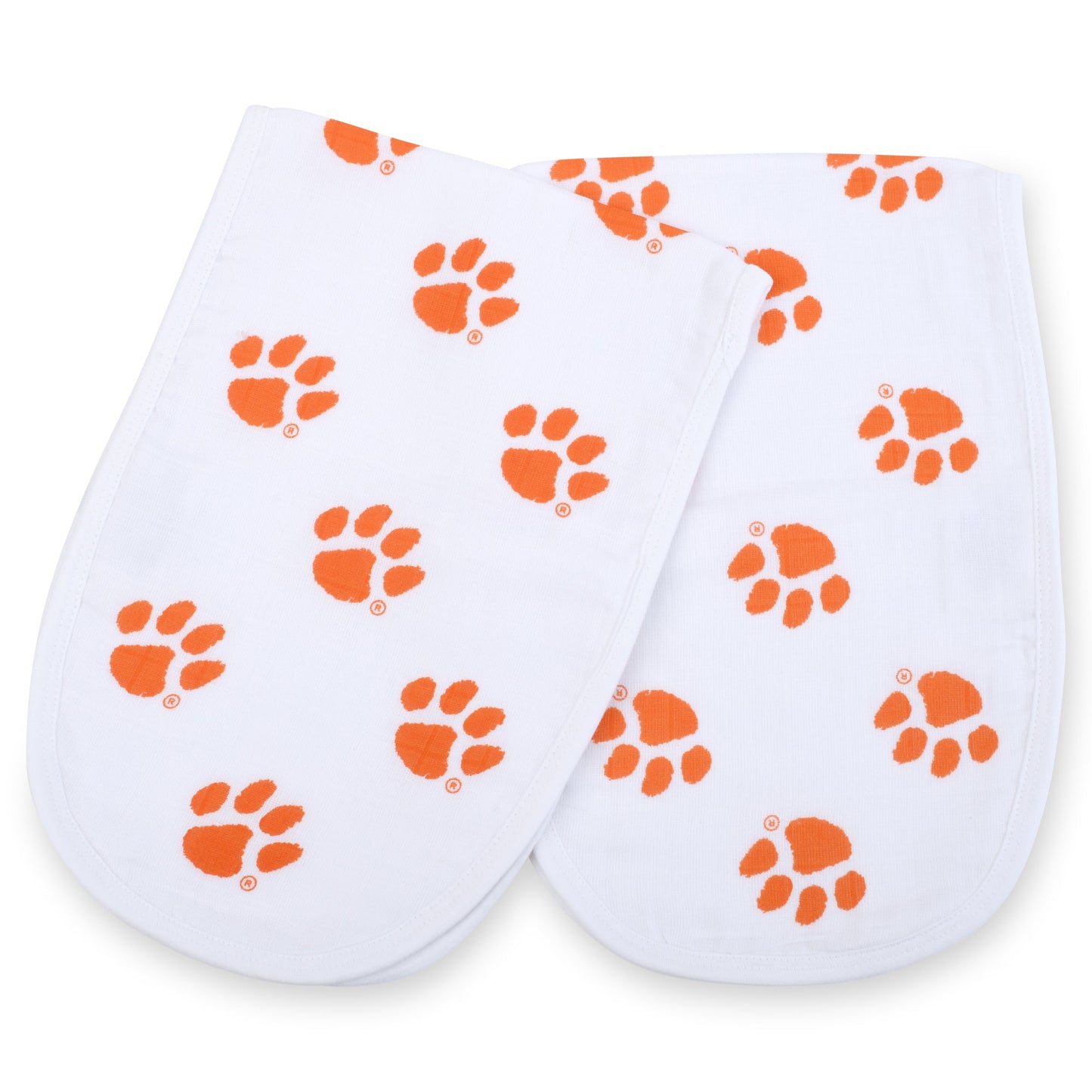 Clemson University 2pk Burp Cloths