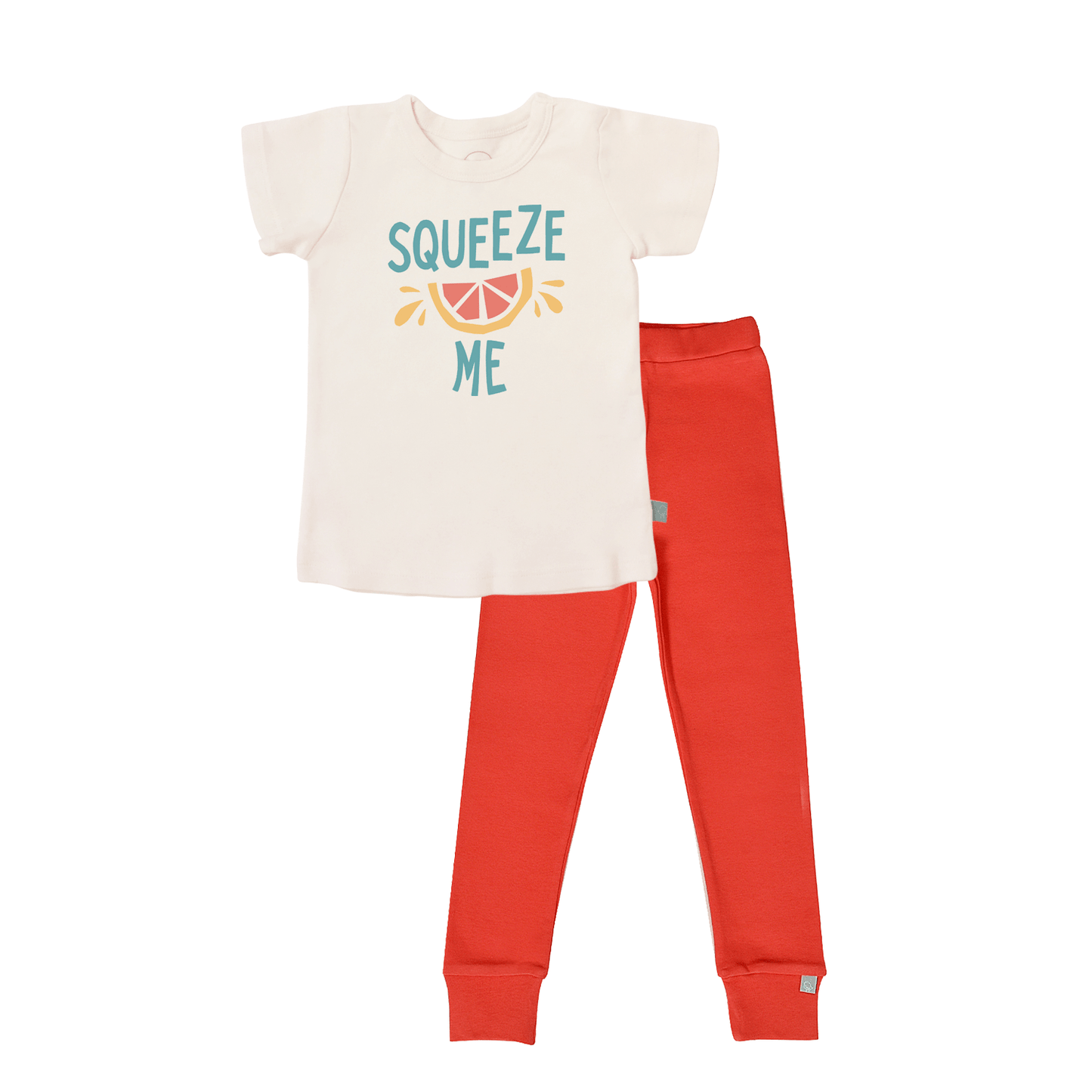 short sleeve pajama set | squeeze me