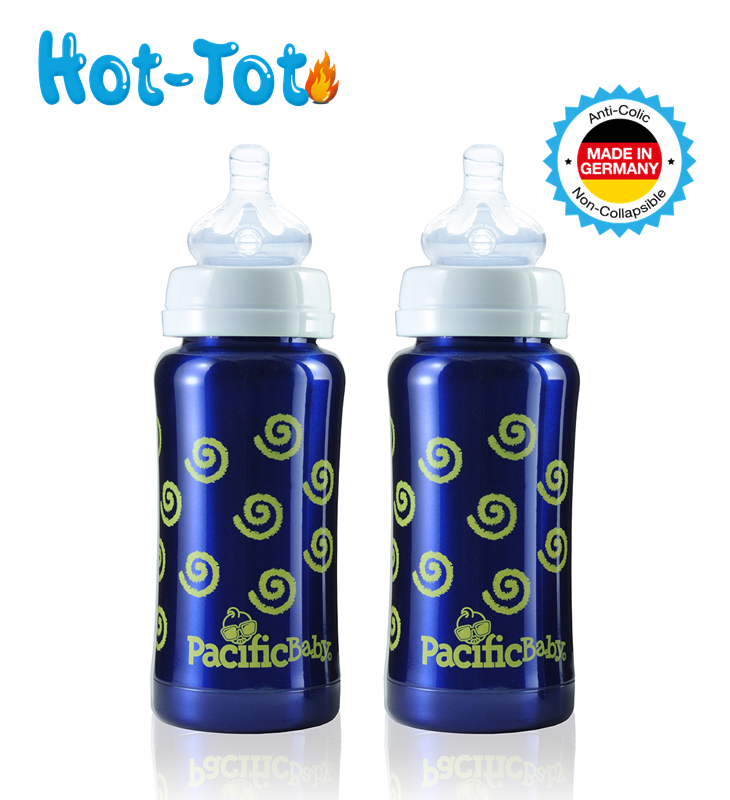 Pacific Baby Hot-Tot 7oz Stainless Steel Insulated Infant Baby