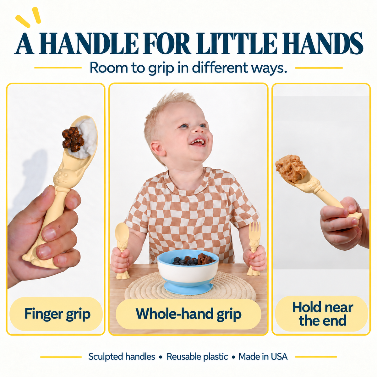 Spoon la la Toddler Utensils — 2-Pack