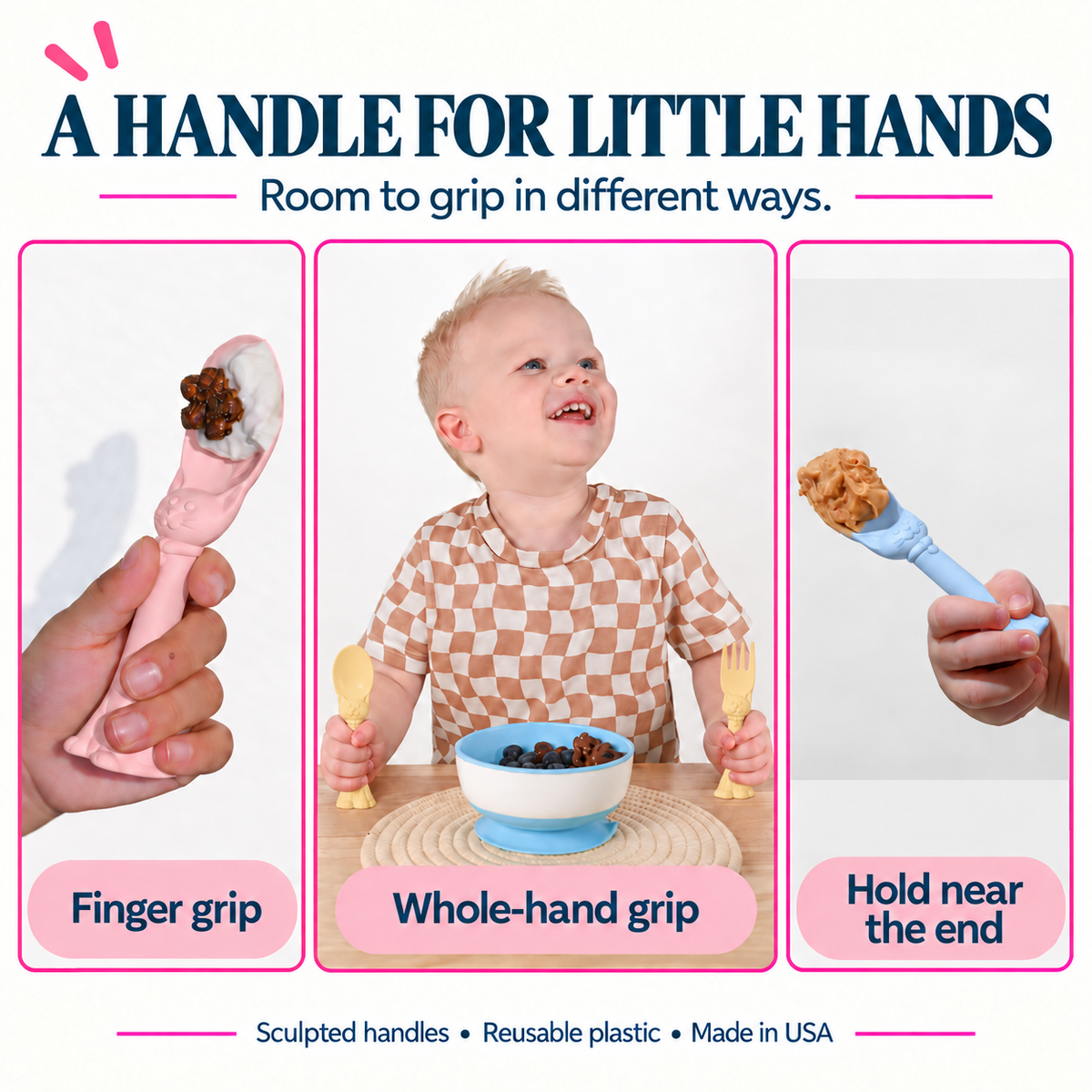 Spoon la la Toddler Utensils — 6-Pack