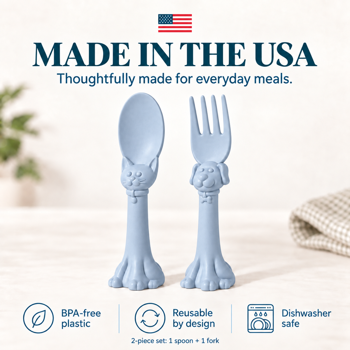 Spoon la la Toddler Utensils — 2-Pack