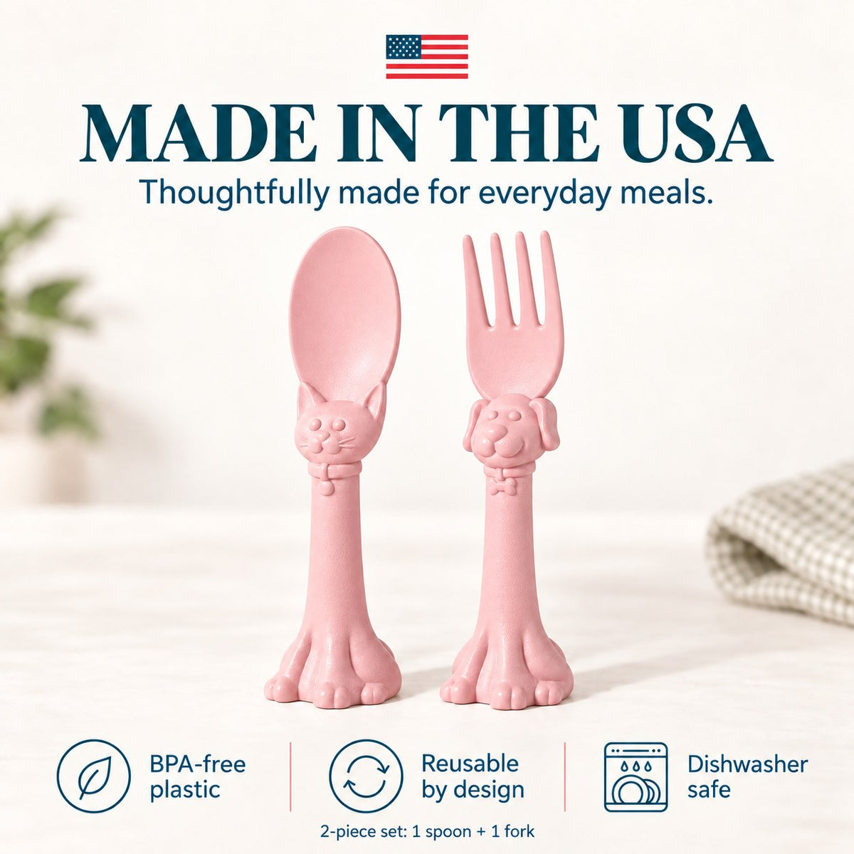 Spoon la la Toddler Utensils — 2-Pack