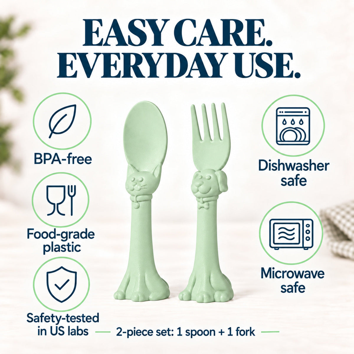 Spoon la la Toddler Utensils — 2-Pack