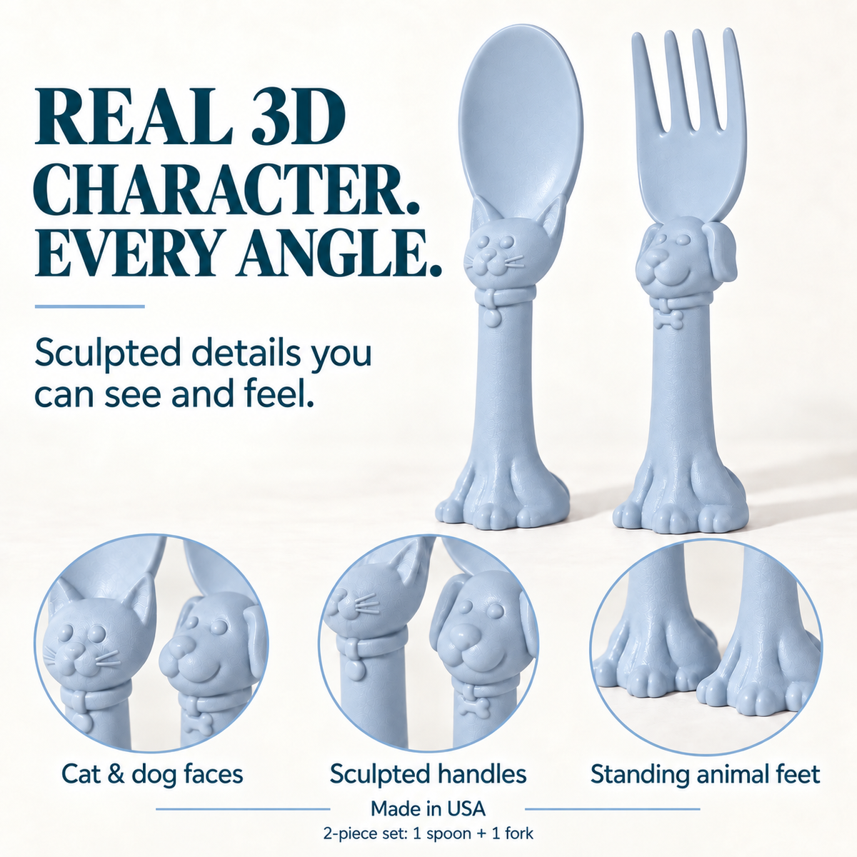 Spoon la la Toddler Utensils — 2-Pack