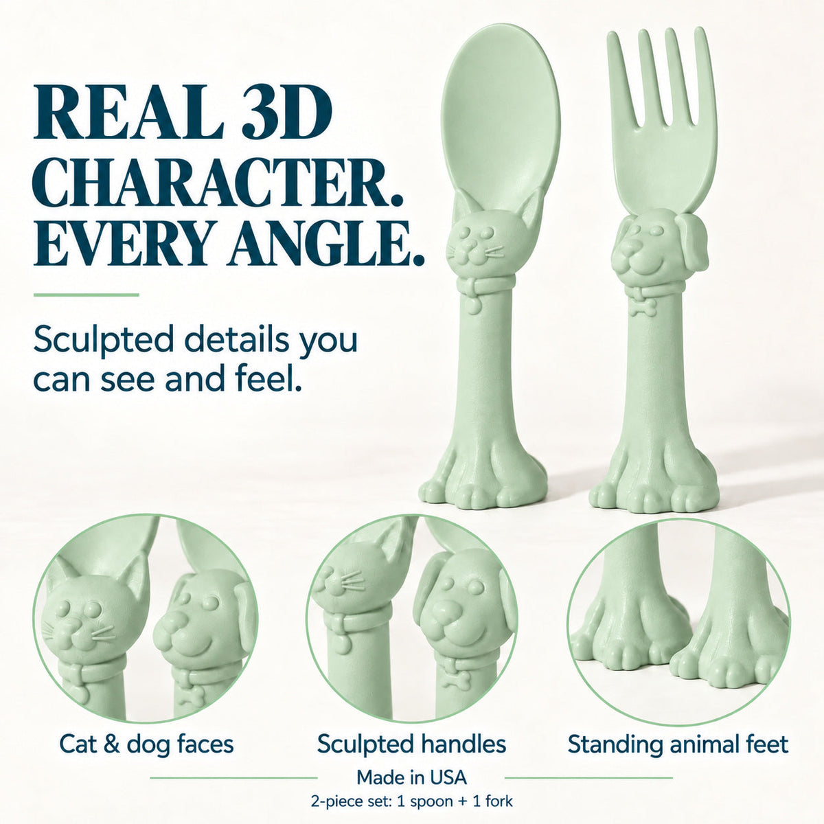 Spoon la la Toddler Utensils — 2-Pack