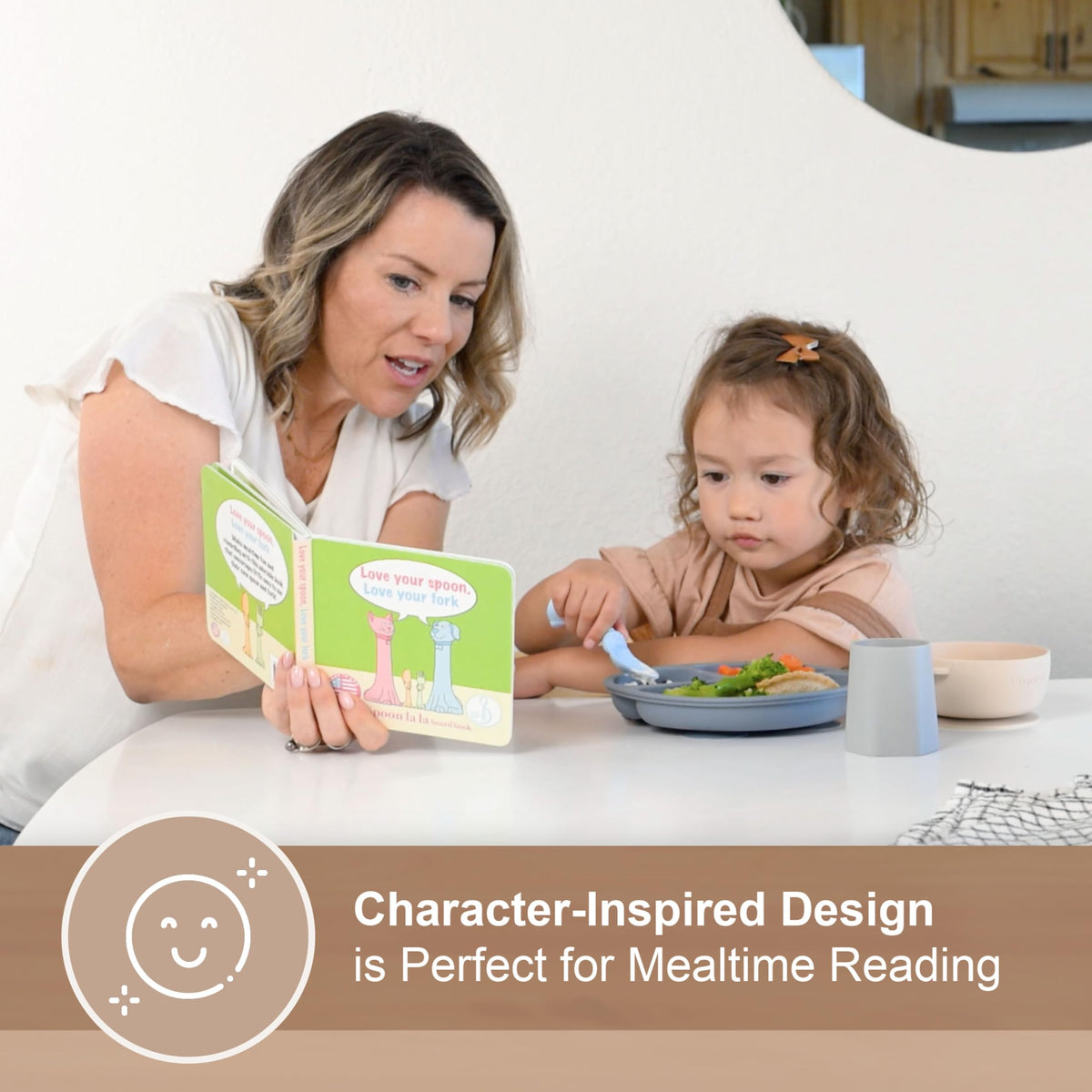 Spoon la la Utensils + Board Book