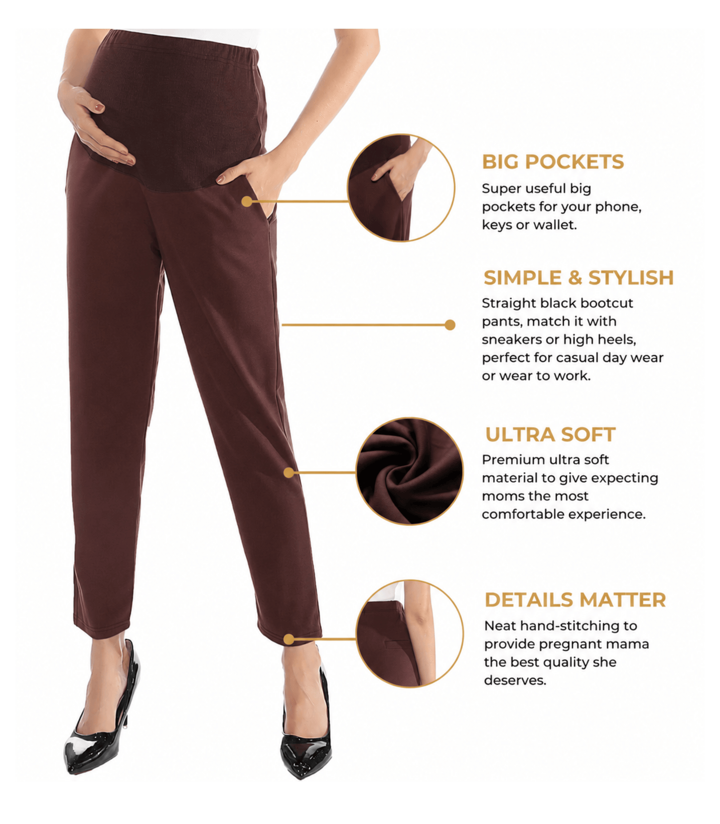 The Maternity Ankle Pant