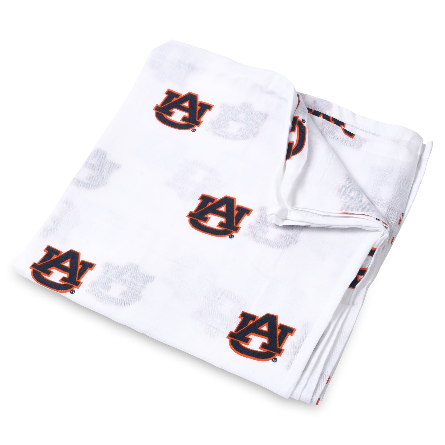 Auburn University Tigers Muslin Swaddle Blanket | Officially Licensed Baby Gift