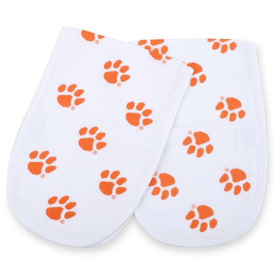 Clemson University 2pk Burp Cloths