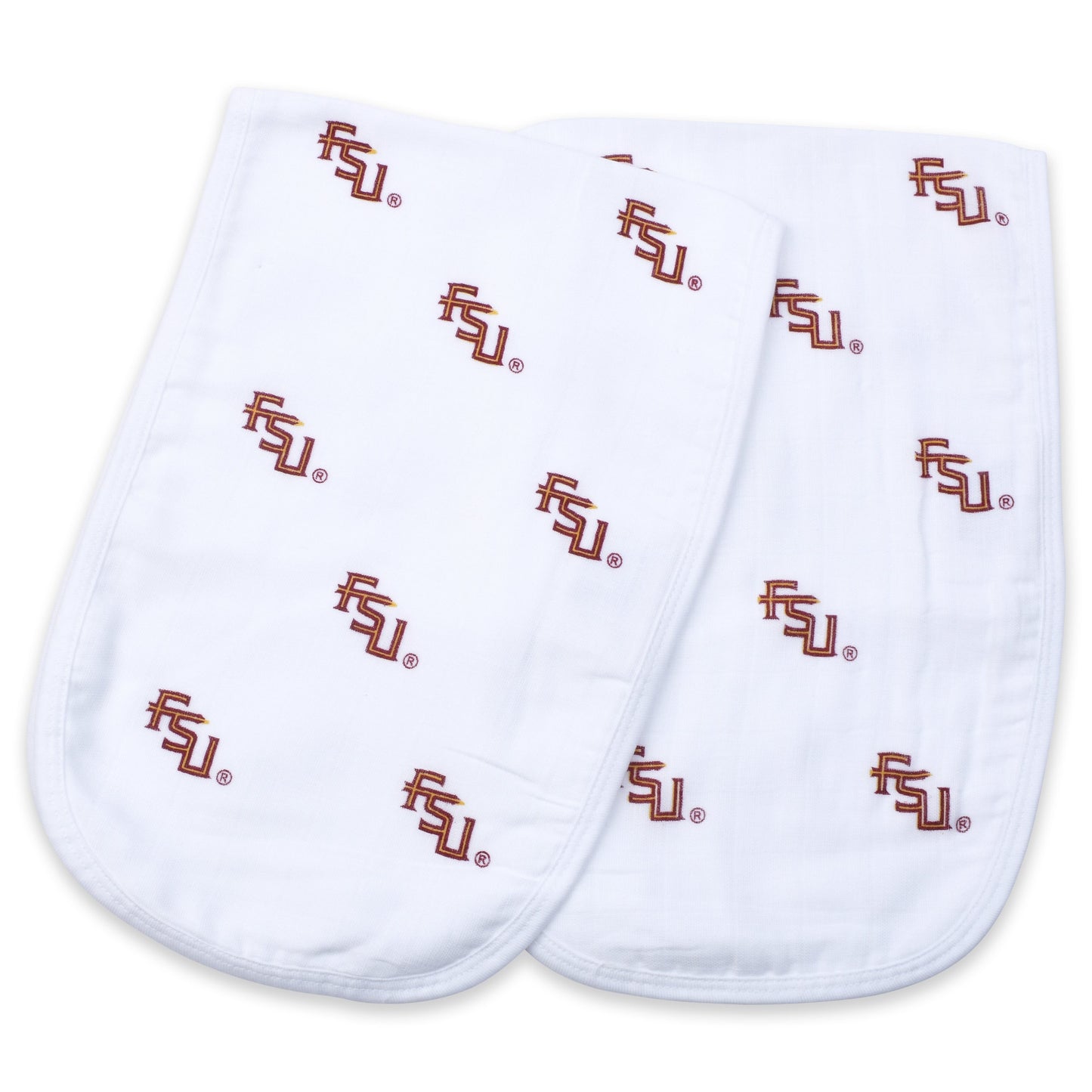 Florida State Seminoles Burp Cloths 2-Pack – Soft Muslin Baby Burp Cloths – Officially Licensed FSU Gift