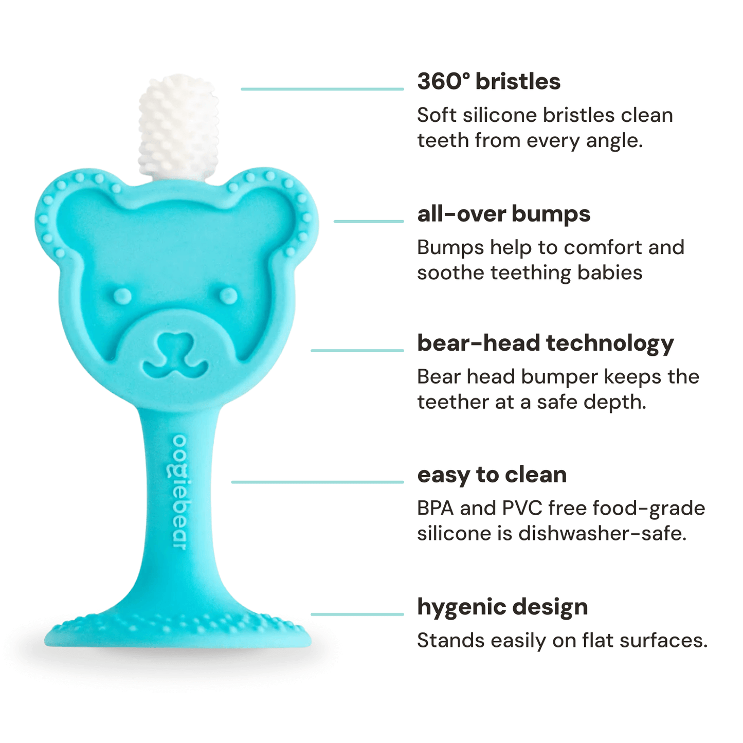baby training toothbrush & teether