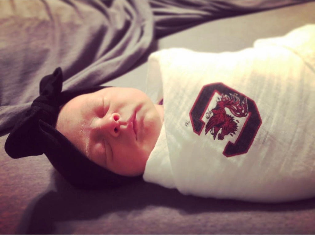 University of South Carolina Swaddle Blanket
