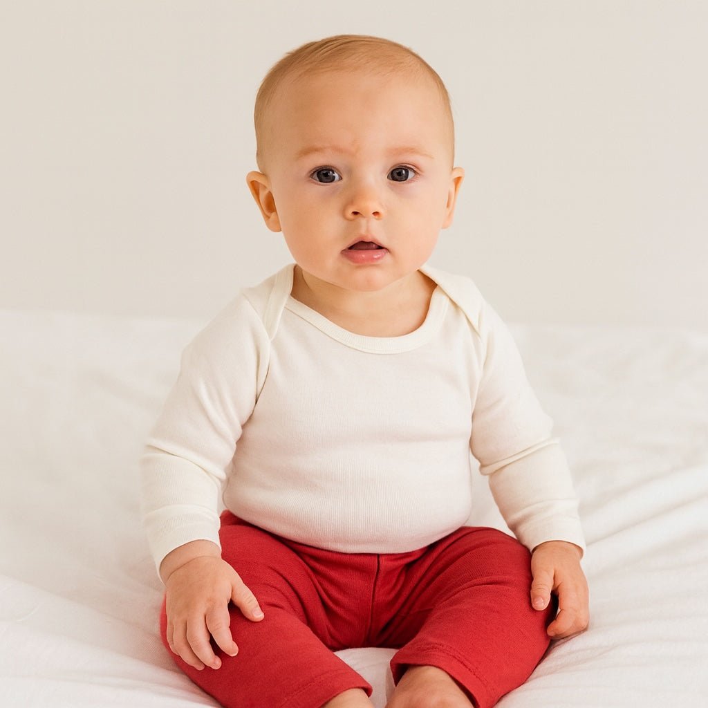 comfy pant | cherry red